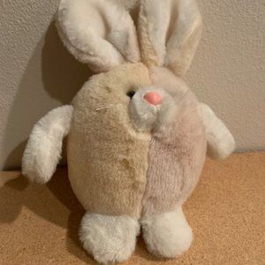 Plush Bunny Rattle with musical sound 9"